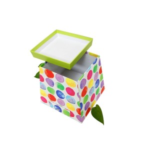 Trapezoidal shape drawer rigid gift box