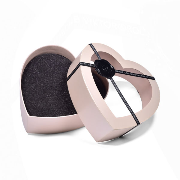 Cosmetic Paper Box - Heart Shape Box With Window – Washine