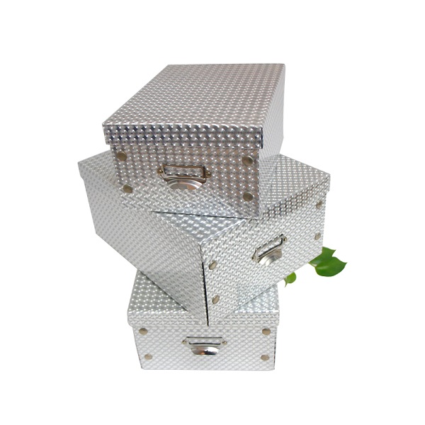 Gift Box With Ribbon Closure - luxury custom metal button foldable gift box – Washine