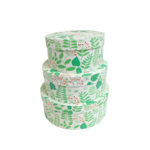 Factory wholesale Rigid Gift Boxes - round gift box set – Washine